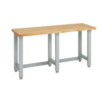Seville Classics Ultrahd 72" Adjustable Height Heavy-duty Wood Top Workbench - Image 4