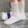 Debra Weitzner Men's Diabetic Socks- 3 Pairs - White - Image 3