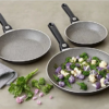 Henckels 3pc Tuscany Granitium Scratch Resistant Fry Pan Set