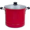 Imusa 16qt Steamer Stock Pot With Glass Lid