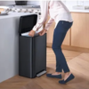 KOHLER 47L Step Trash Can - Black Stainless - Image 7