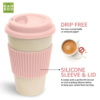 Biodegradable Bamboo Fiber Travel Cup - Pink - Image 4
