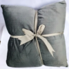 Country Club 2pc Embossed Velvet Throw Pillows - Grey - Image 3