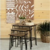 Steve Silver 3pc Nesting Tables With Hairpin Legs - Natural And Black - Image 3