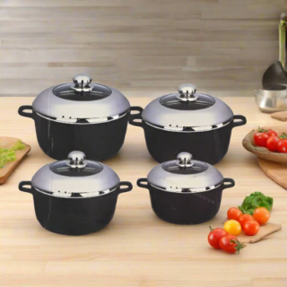 Prima 8pc Non-Stick Aluminum Cookware Set