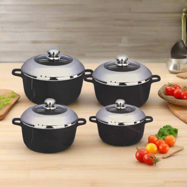 Prima 8pc Non-Stick Aluminum Cookware Set