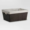 Threshold Lined Weave Gift Basket - ''17 X 12'' x 8"