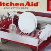 KitchenAid 3-Piece Dish Drying Rack Set - Red - Image 3