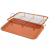 Copper Crisper Baking Tray Set (Baking Tray & Crisping Basket) - Image 4