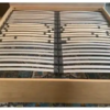 Florence King Size Bed Frame With Full Upholstered Head Board - Beige - Image 3