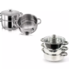 Prima 22cm 3-Tier Steamer With Glass Lid - 3pc - Image 7