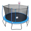 BouncePro 14'' Trampoline With Safety Enclosure & Basketball System - Image 2
