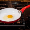 Prima 5pcs Ceramic Coated Frying Pan Set - Red - Image 3