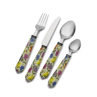 Mikasa Provence Garden 16-Piece Stainless Steel Flatware Set