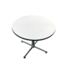 Virco Commercial Sturdy 36" Round Dining Table With Stainless Steel Leg - Image 5