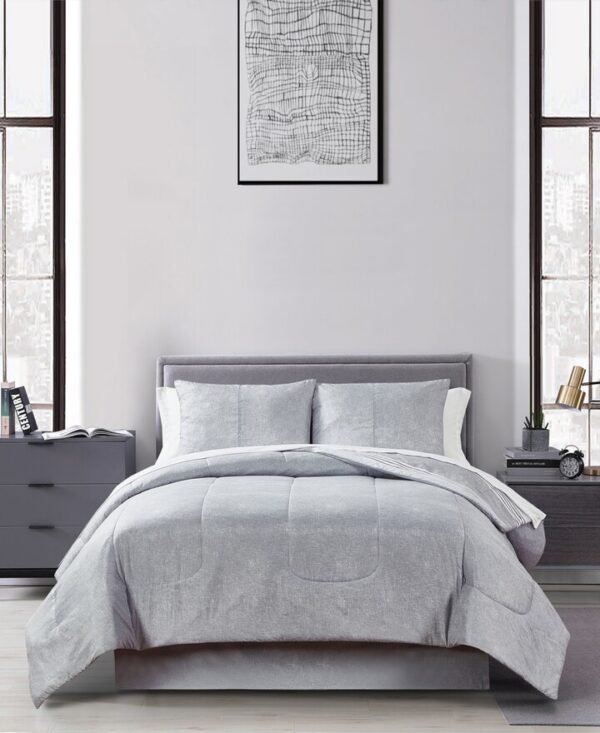 Douglas Stripe 8-Piece Reversible Comforter Set Created For Macy’s - Image 2