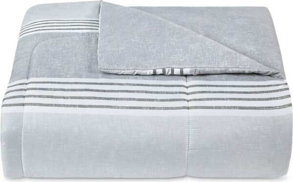 Douglas Stripe 8-Piece Reversible Comforter Set Created For Macy’s - Image 5