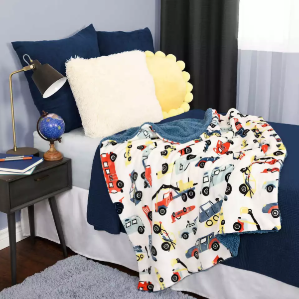 Life Comfort Kids Sherpa Fleece Throw Blanket - 40" X 50"