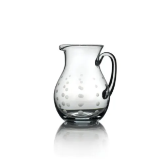 Mikasa Bubbly Belly Round Glass Jug - 2.9 QT