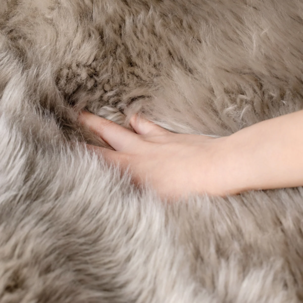 Windward Sheepskin Rug, 71" X 85" - Image 5