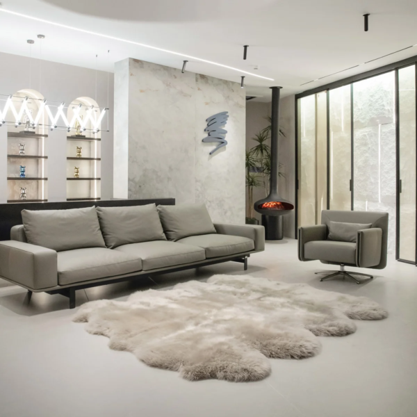 Windward Sheepskin Rug, 71" X 85"