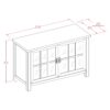 Better Homes & Gardens Oxford Square TV Stand Media & Accent Cabinet 55'' - Image 6