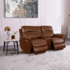 Oliver Leather 3 Seater Power Reclining Sofa With Power Headrests - Image 3