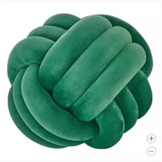 Dream On Knot Pillow 28cm In Green