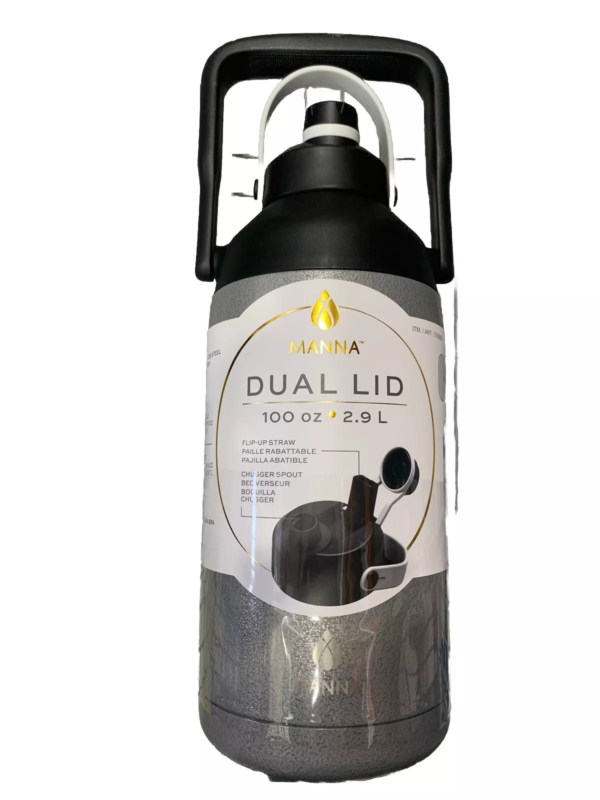 Manna 100oz Water Jug bottle Dual Lid - Image 6