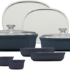 Corningware French 10 Piece Bakeware Set -Navy