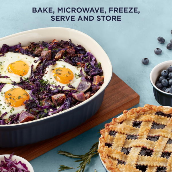 Corningware French 10 Piece Bakeware Set -Navy - Image 4