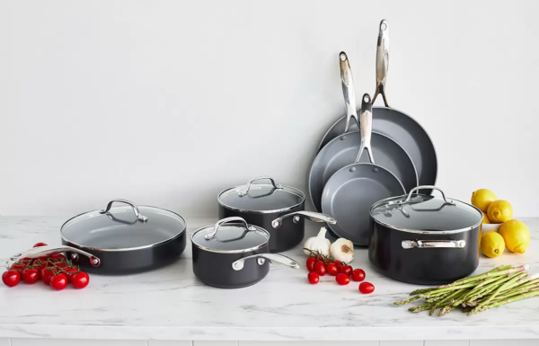 Greenpan Valencia Ceramic Cookware Set, 11 Piece - Image 3