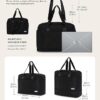 Outspry Expandable Duffel Travel Bag With Laptop Sleeve Black - Image 3