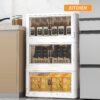 3Tier Shelime Collapsible Storage Bins with Lids and Door - Image 5