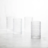Jupiter Clear Ice Vintage Drinking Glasses Set Of 6 - 13oz - Image 8