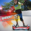 Hoverstar Hoverboard 6.5" Electric Scooter With Bluetooth Speaker And Led Light - Chrome Red - Image 4