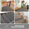 Purrugs Peel & Stick 15pc Self-adhesive Carpet Stair Rugs 8" X 30" - Image 5