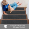 Purrugs Peel & Stick 15pc Self-adhesive Carpet Stair Rugs 8" X 30" - Image 6