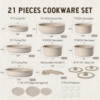 Carote 21pc Detachable Handle Cookware Set - Image 7