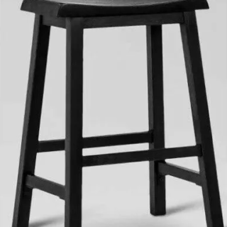 Threshold 24" Trenton Counter Stool - Black