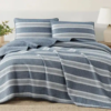 Orchard Road Heathered Stripe 3-pcs Comforter Set - King