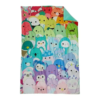 Squishmallows Snuggle Rainbow Colors Throw Blanket- 50" X 70"