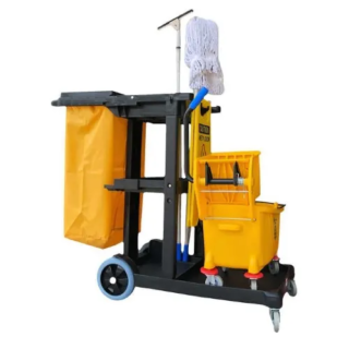Simpli-magic Commercial Janitorial Cart With 25 Gallon Collection Bag
