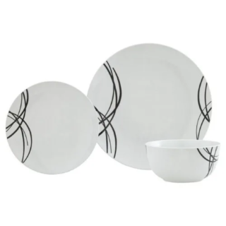 Tesco Cirrus 12 Piece Dinnerware Se