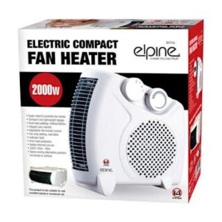 Elpine Electric Compact Fan Heater 2000w