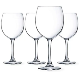 Luminarc 4pc Cachet Wine Glasses Plastic