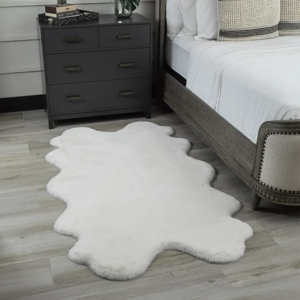 Mon Chateau Faux Fur Quad Rug - Image 6
