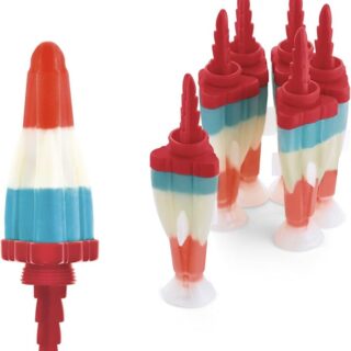 Cuisipro Snap Fit Rocket Pop Mold - Set of 12