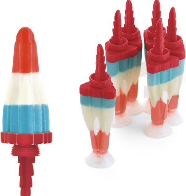 Cuisipro Snap Fit Rocket Pop Mold - Set of 12