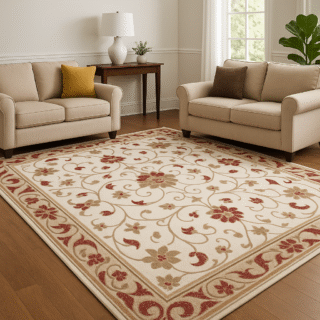 Monterey Beige Machine-woven Area Rug (7ft X 10ft)